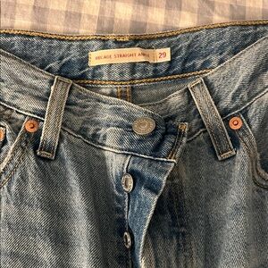 Signature by Levi Strauss Light Blue Straight Leg Jeans